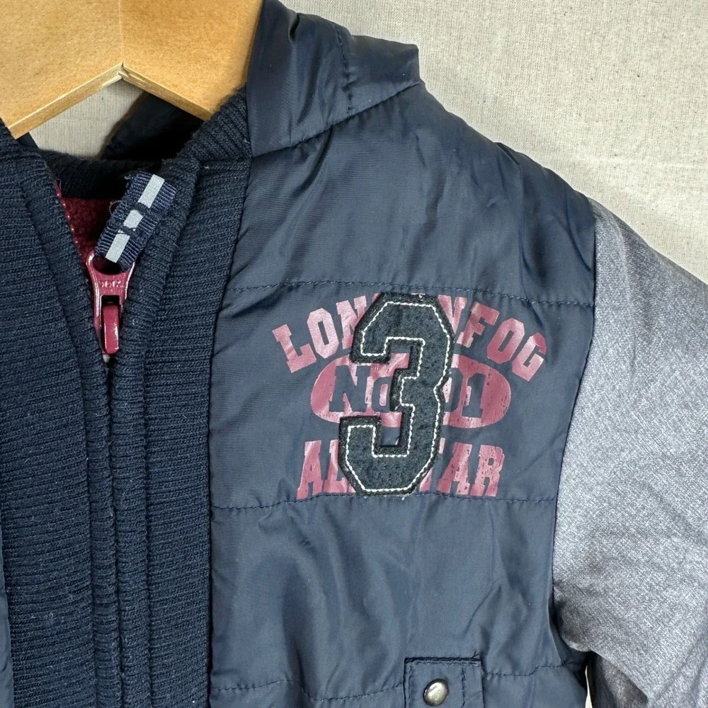 London Fog Toddler Jacket size 2T Black/Gray